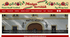 Desktop Screenshot of matyoteritok.hu